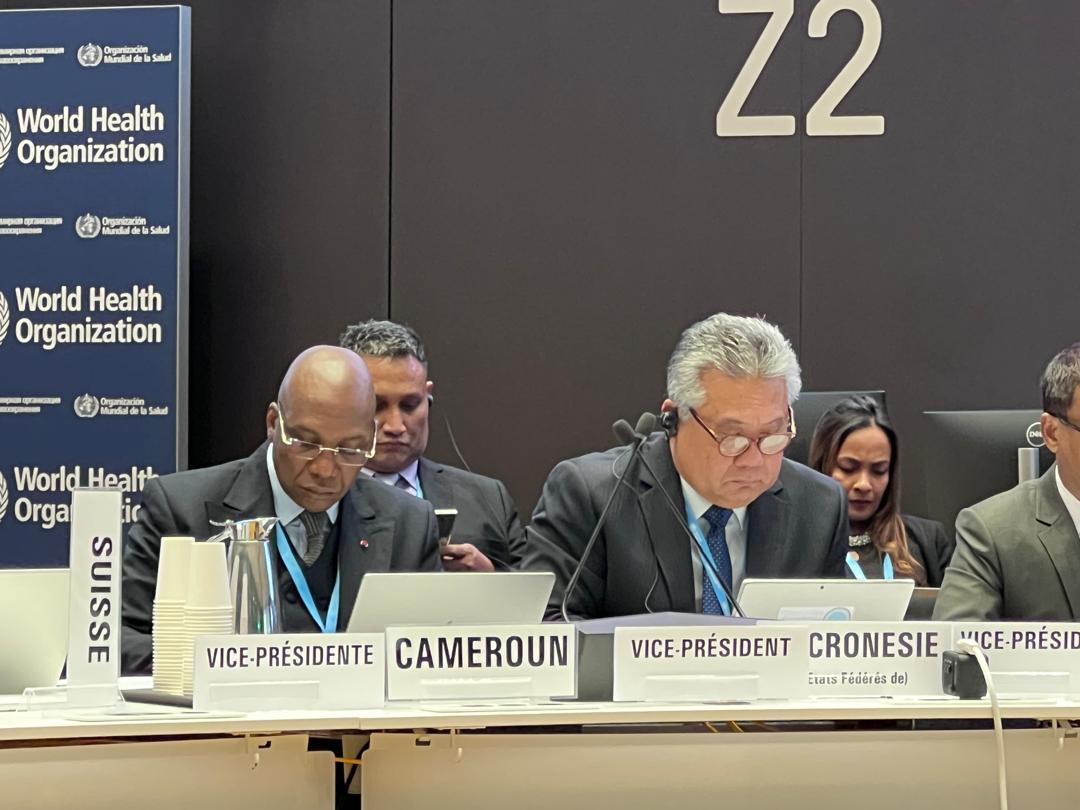 Cameroun /156ème Session du Conseil Exécutif de l’OMS, Manaouda Malachie crève  l'abcès, il dénonce ouvertement la politique de ''deux poids deux mesures'' de l'OMS vis à vis des pays africains au sud du sahara