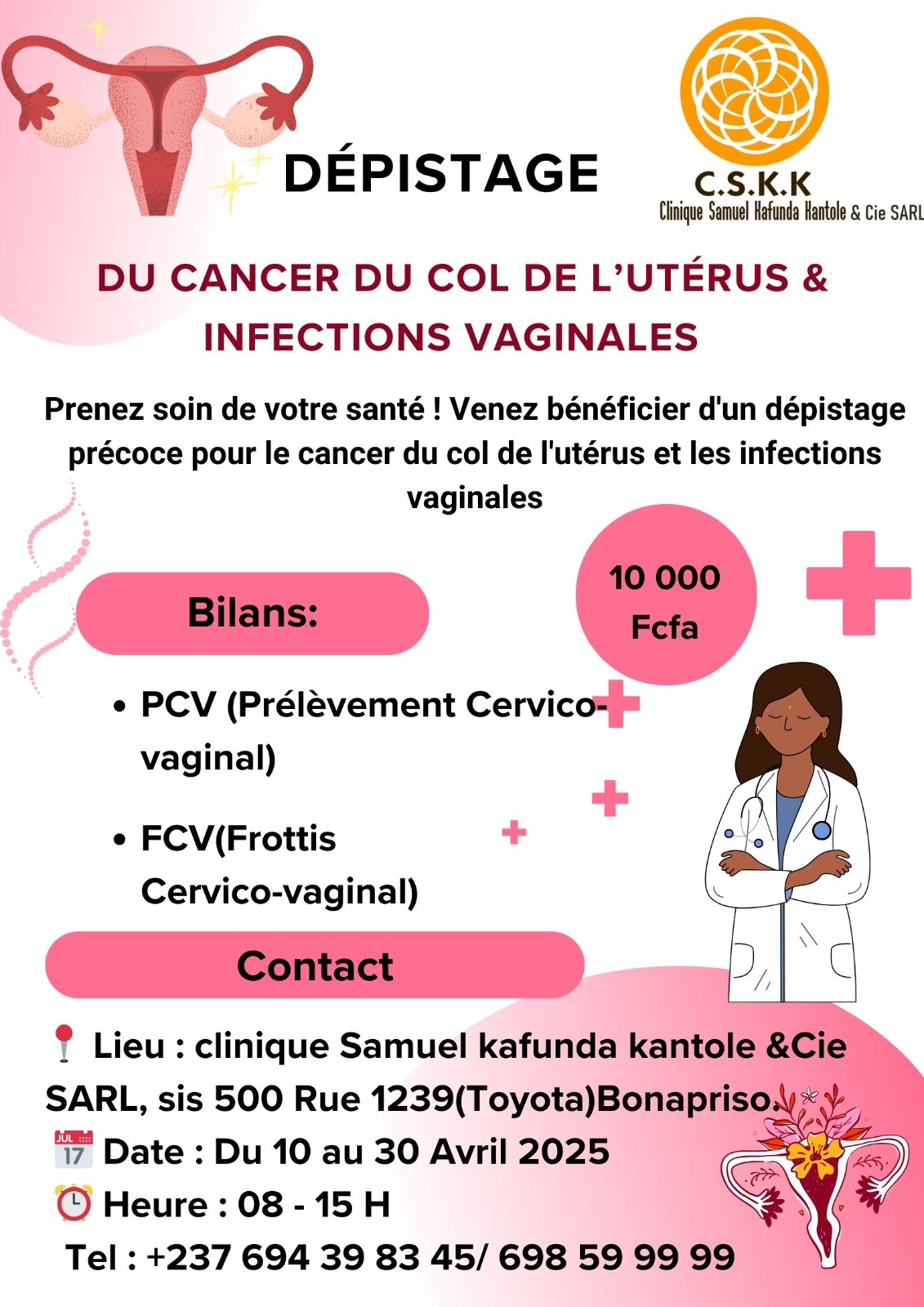 Cameroun / Lutte contre le cancer du col de l'utérus, les cliniques privées s'y engagent résolument 