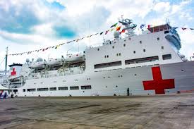 Gabon / le Daishan Dao le Navire hôpital chinois arrive à Libreville le 19 Septembre 2024