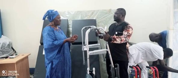 Tchad/ Humanité et Inclusion  fait un Don des matériels médicaux au centre national d’appareillage et de rééducation