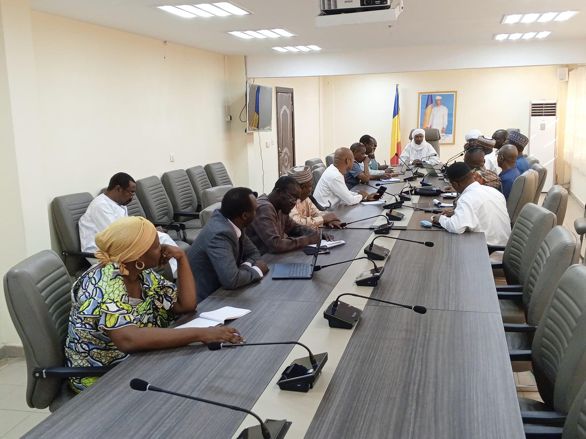 Tchad/ le  Ministre de la Santé Publique Dr Abdelmadjid Abderahim muscle les points de discussion avec le fonds mondial