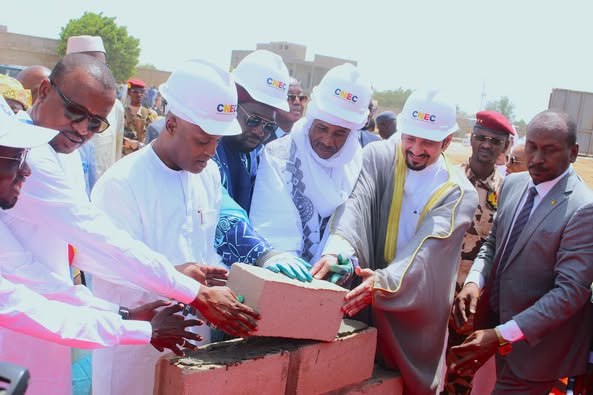 Tchad/ Pose de la première pierre de construction du  Centre national d'excellence en Cardiologie de Ndjamena avec l'apport financier du Fonds Koweitien