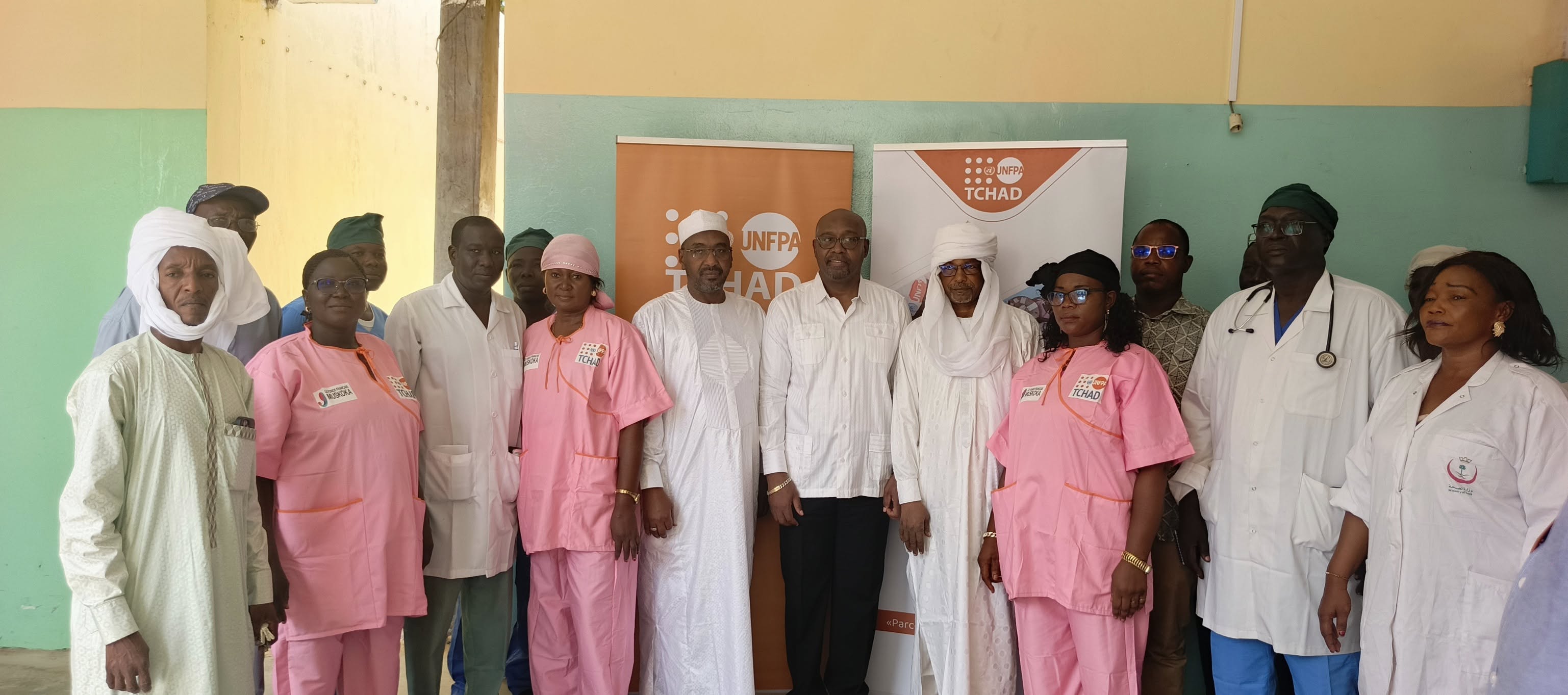 Tchad/ UNFPA  et le Fonds Français MUSKOKA offrent une salle d'accouchement, un bloc opératoire et une salle d'éveil au Centre National de Traitement des Fistules Obstétricales